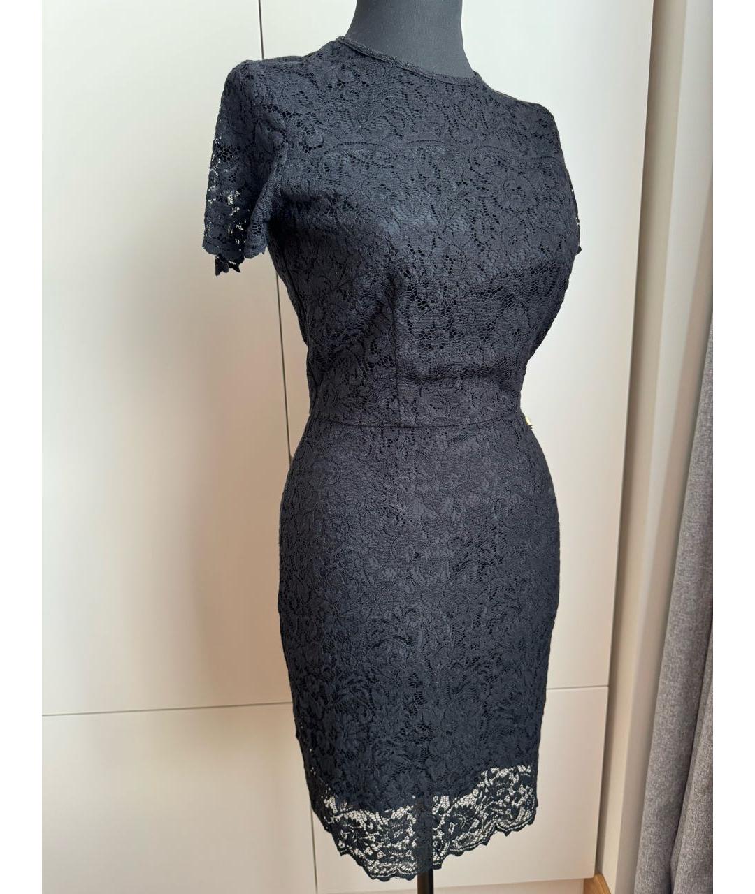 BLUGIRL Черное вискозное коктейльное платье, фото 6
