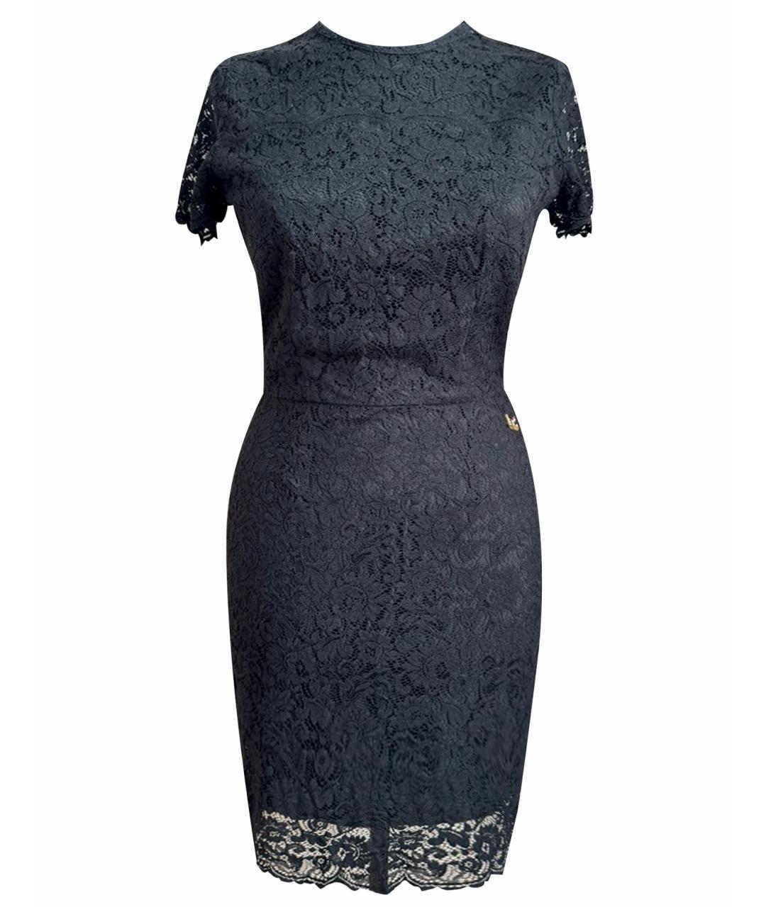 BLUGIRL Черное вискозное коктейльное платье, фото 1