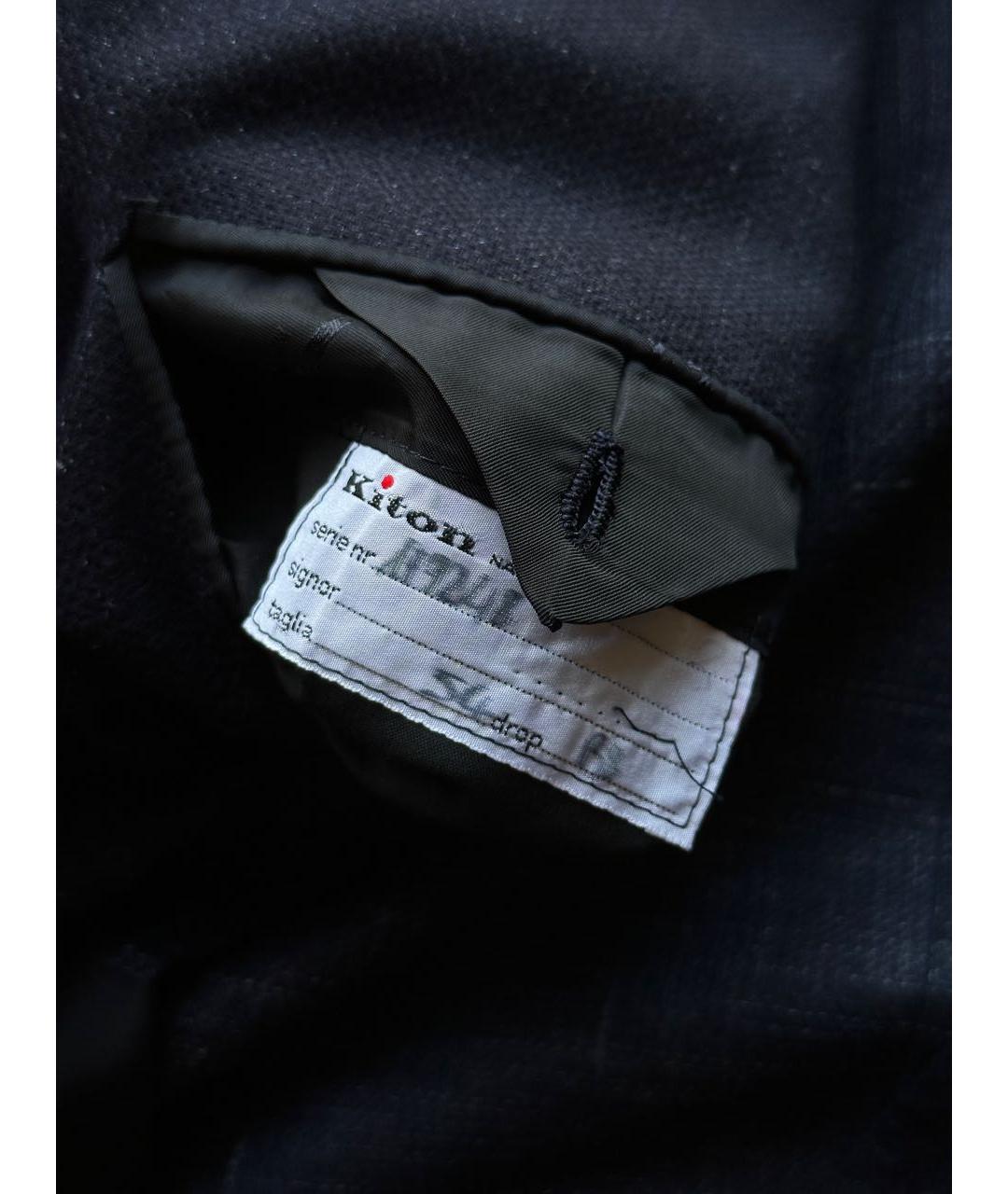 KITON Темно-синий кашемировый пиджак, фото 8