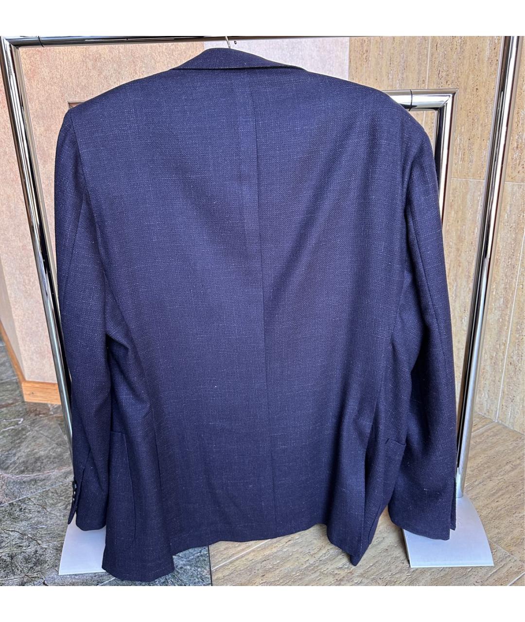 KITON Темно-синий кашемировый пиджак, фото 2