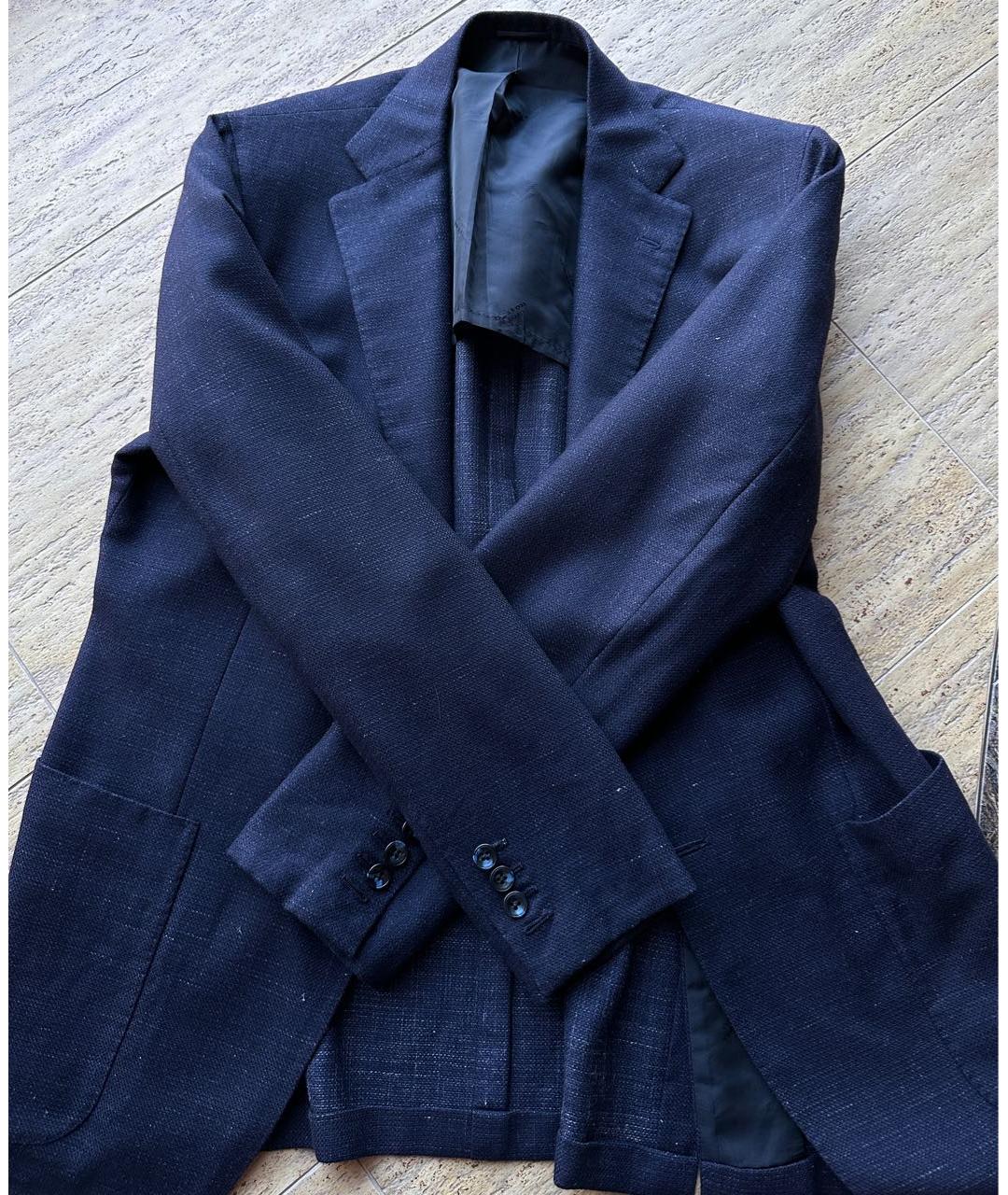 KITON Темно-синий кашемировый пиджак, фото 3