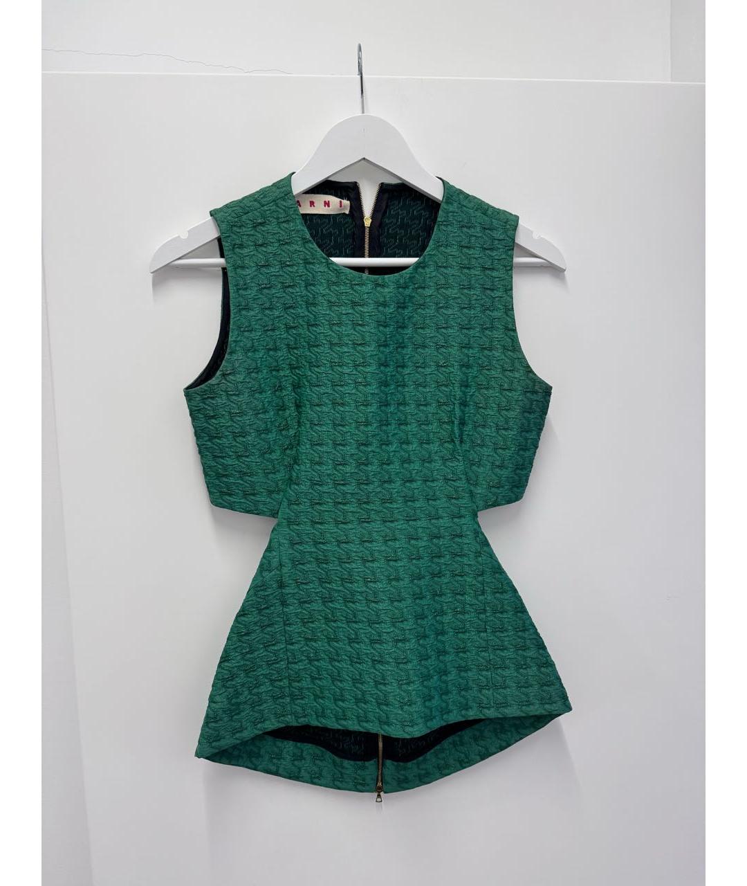 MARNI Зеленый костюм с юбками, фото 2