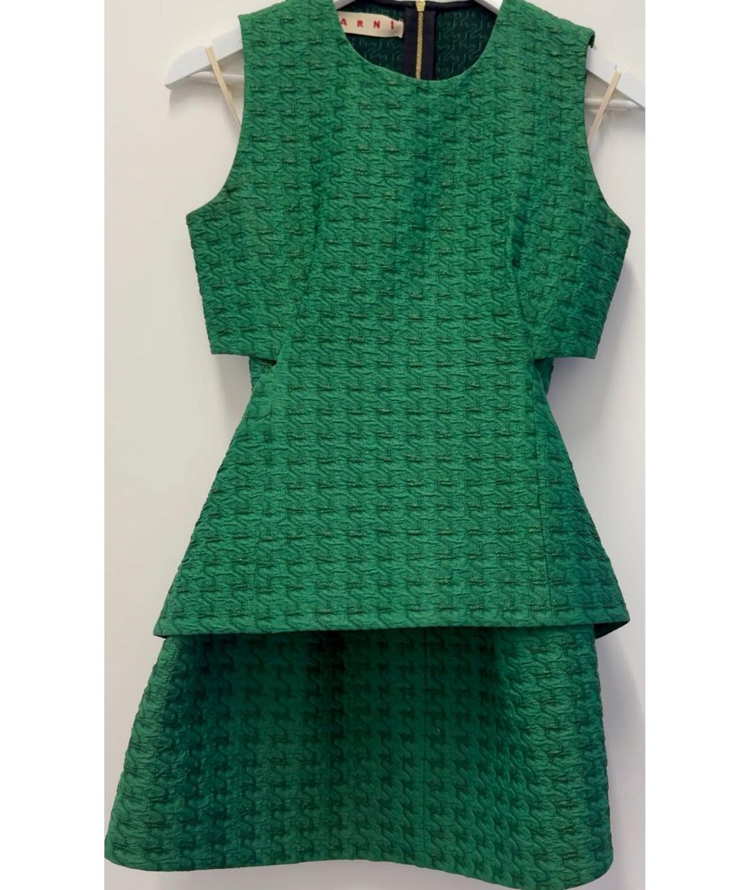 MARNI Зеленый костюм с юбками, фото 3