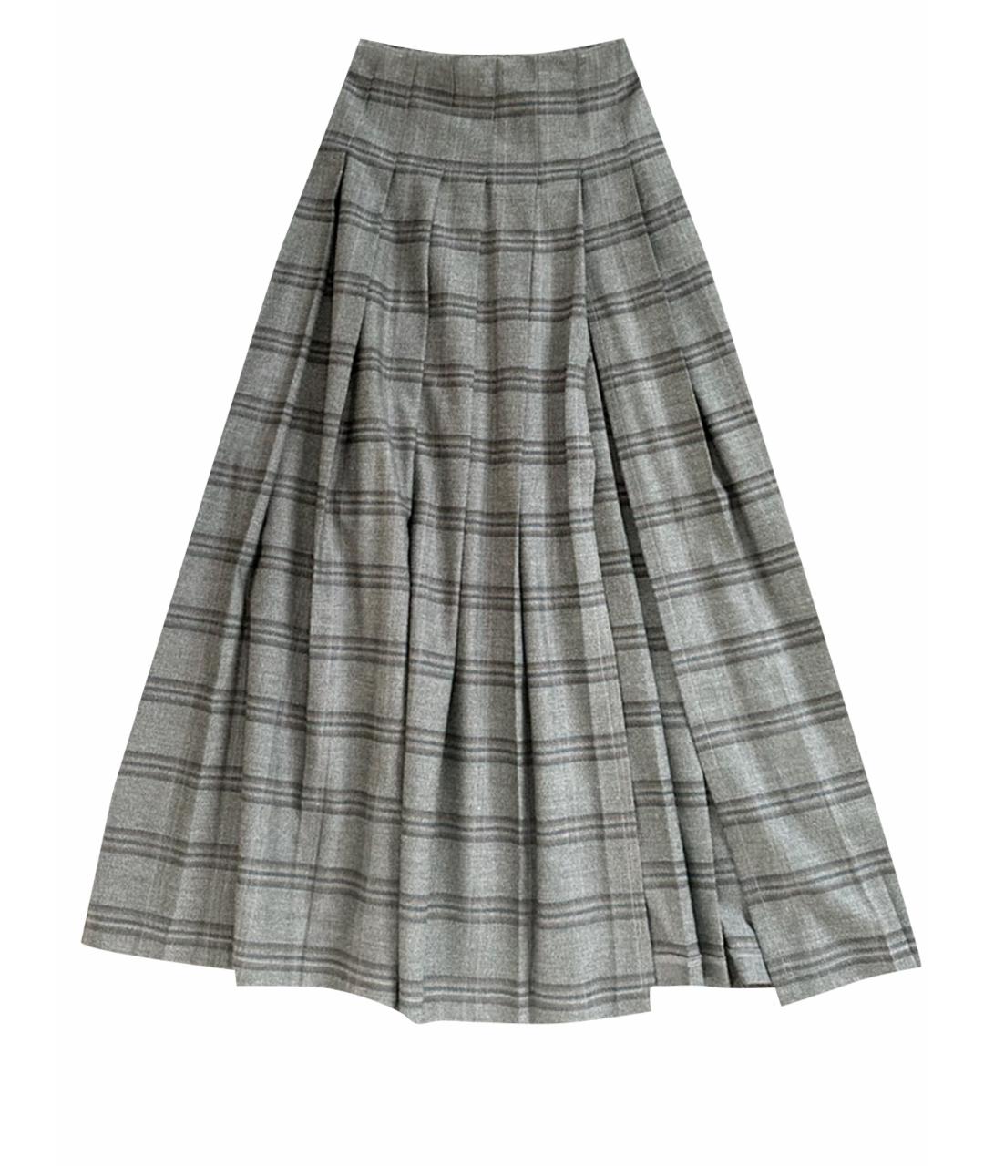 MASTERPEACE Серая полиэстеровая юбка макси, фото 1