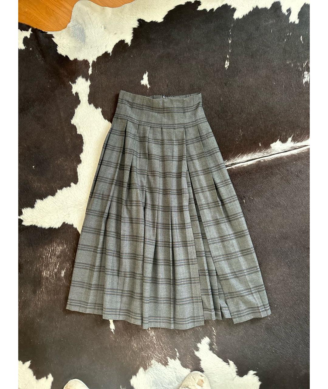MASTERPEACE Серая полиэстеровая юбка макси, фото 5