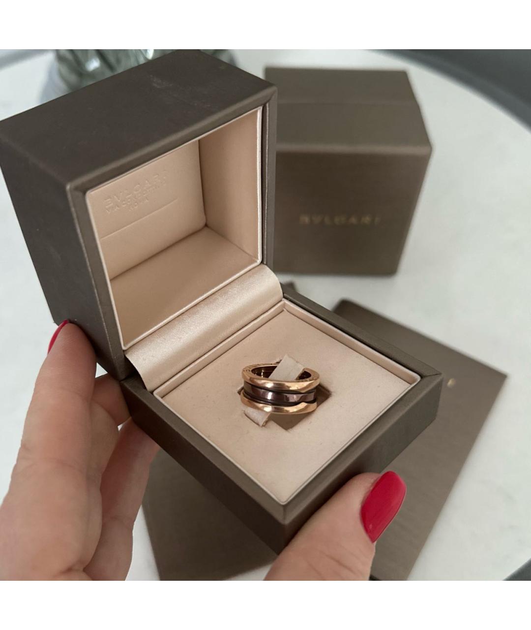 BVLGARI Золотое кольцо из розового золота, фото 5