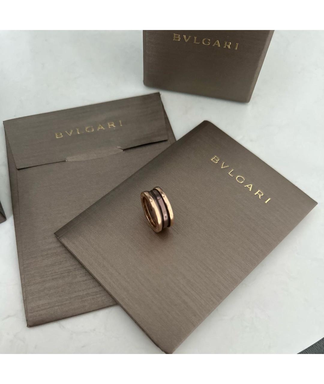 BVLGARI Золотое кольцо из розового золота, фото 3