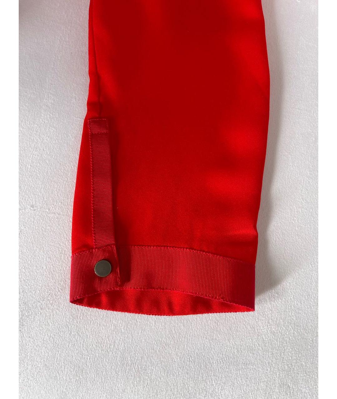 LANVIN Красная полиэстеровая блузы, фото 8