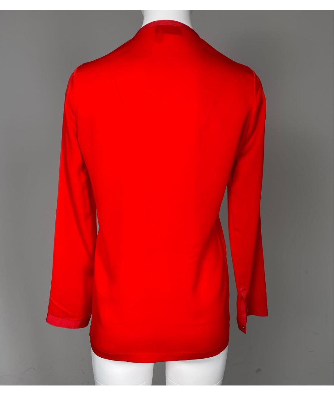 LANVIN Красная полиэстеровая блузы, фото 3