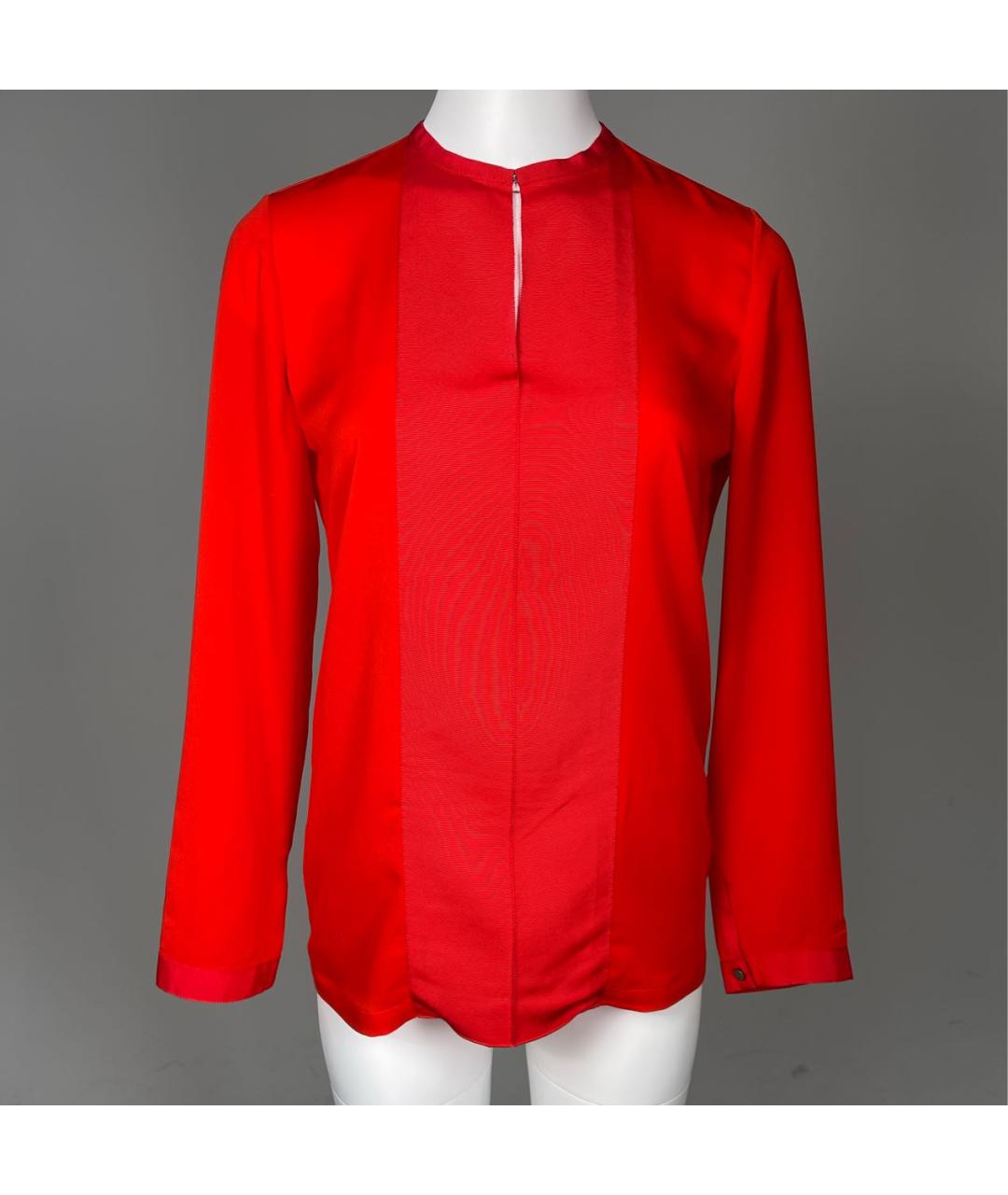 LANVIN Красная полиэстеровая блузы, фото 9