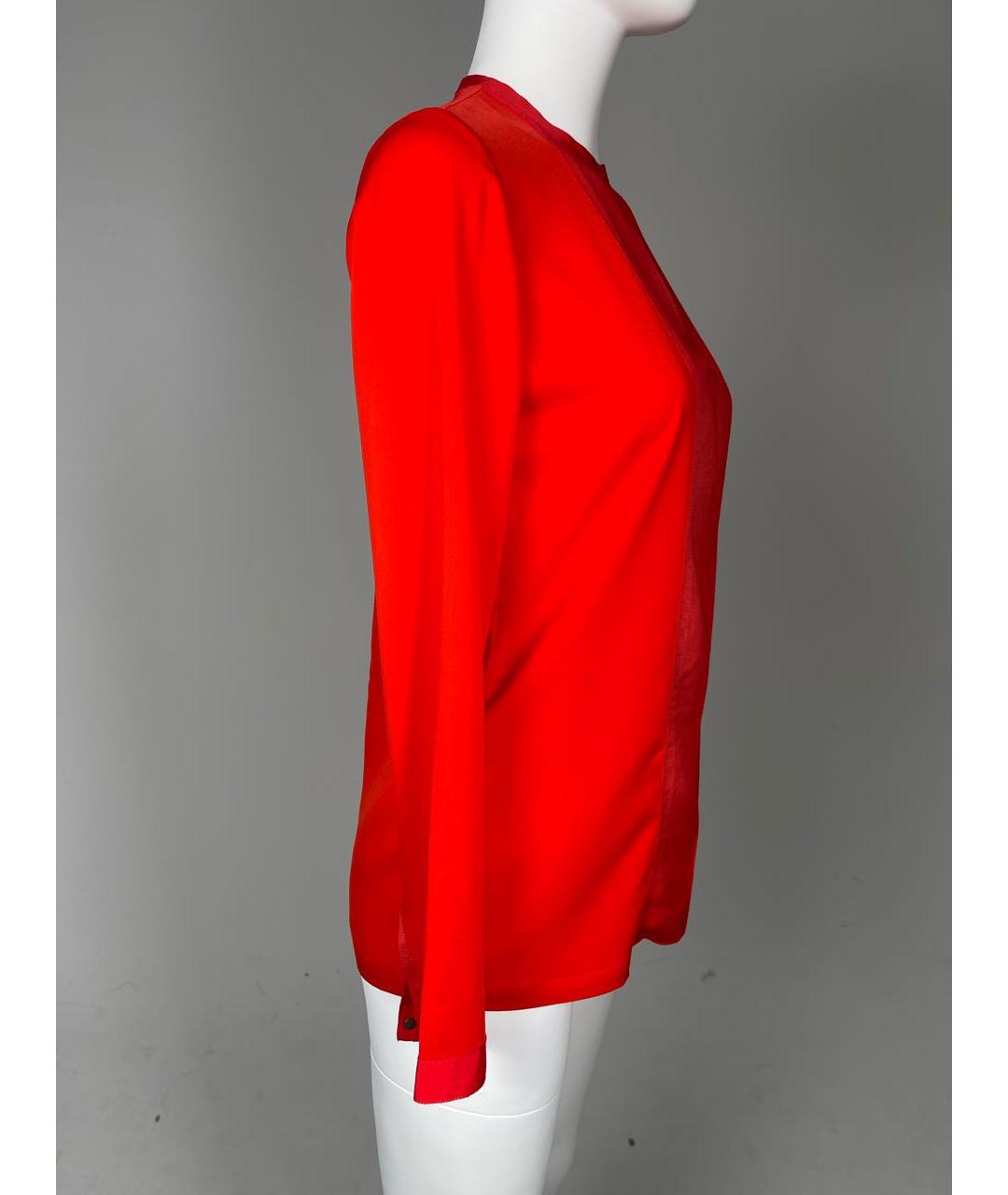 LANVIN Красная полиэстеровая блузы, фото 2