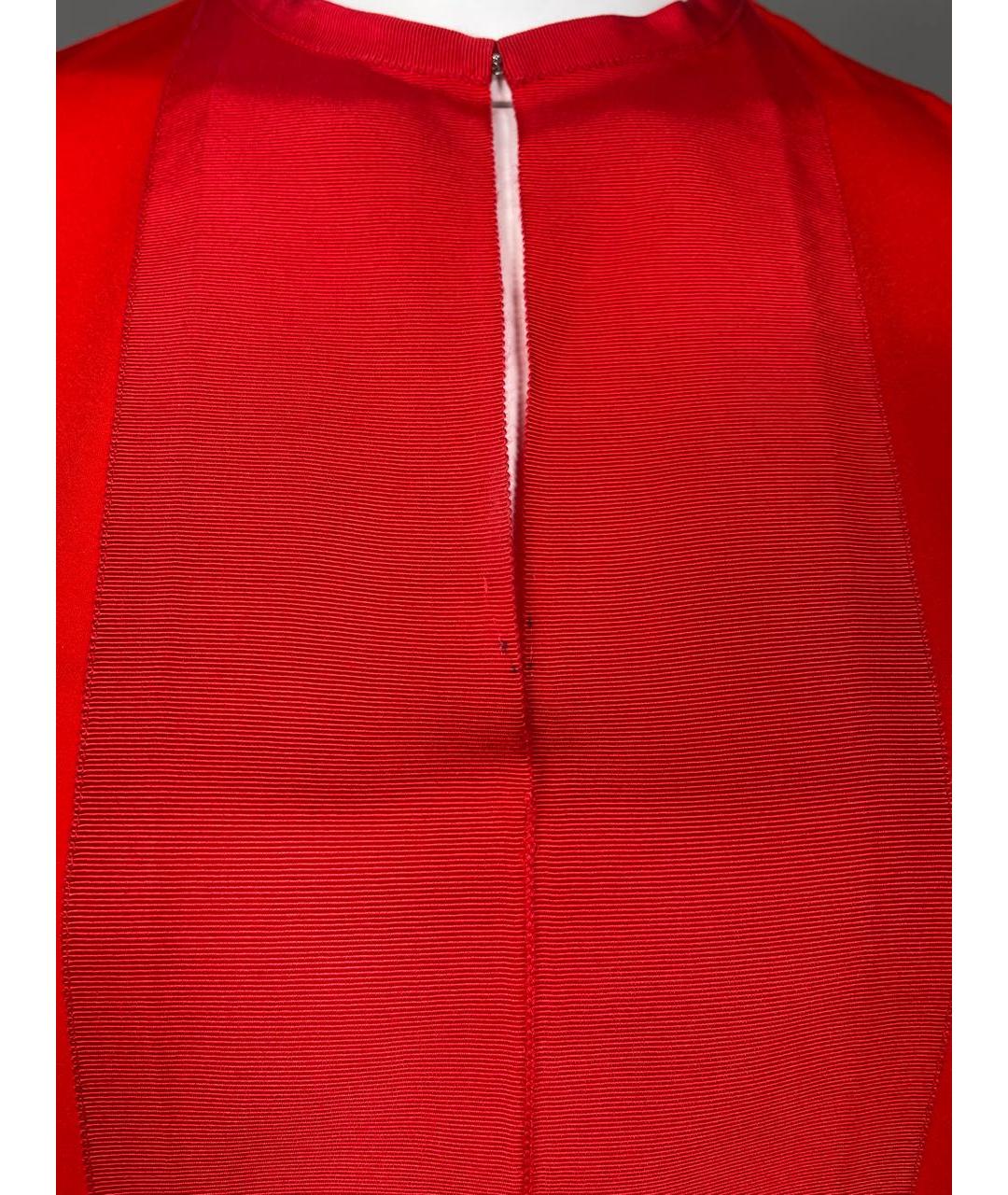 LANVIN Красная полиэстеровая блузы, фото 4