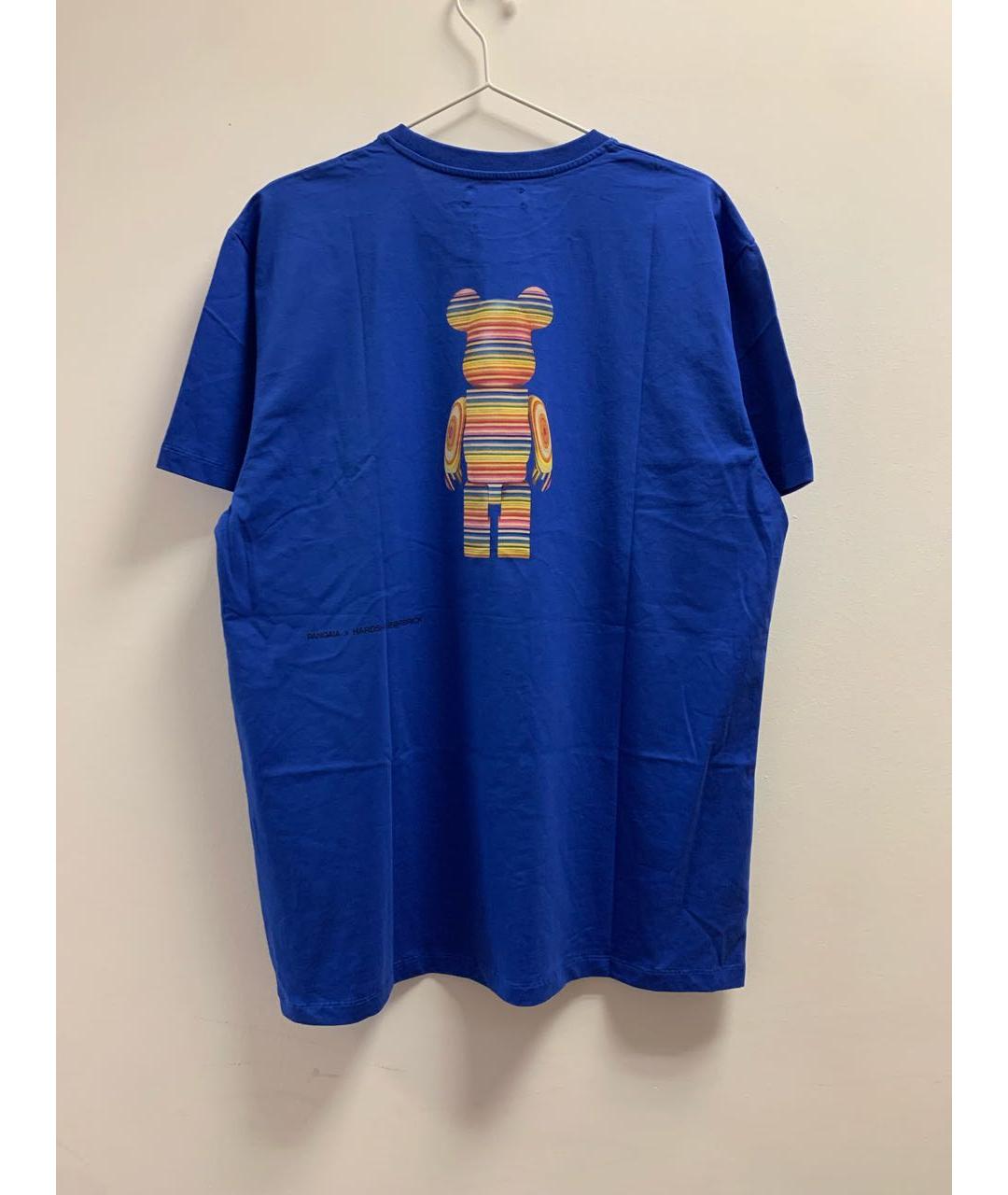 THE PANGAIA Синяя хлопковая футболка, фото 2