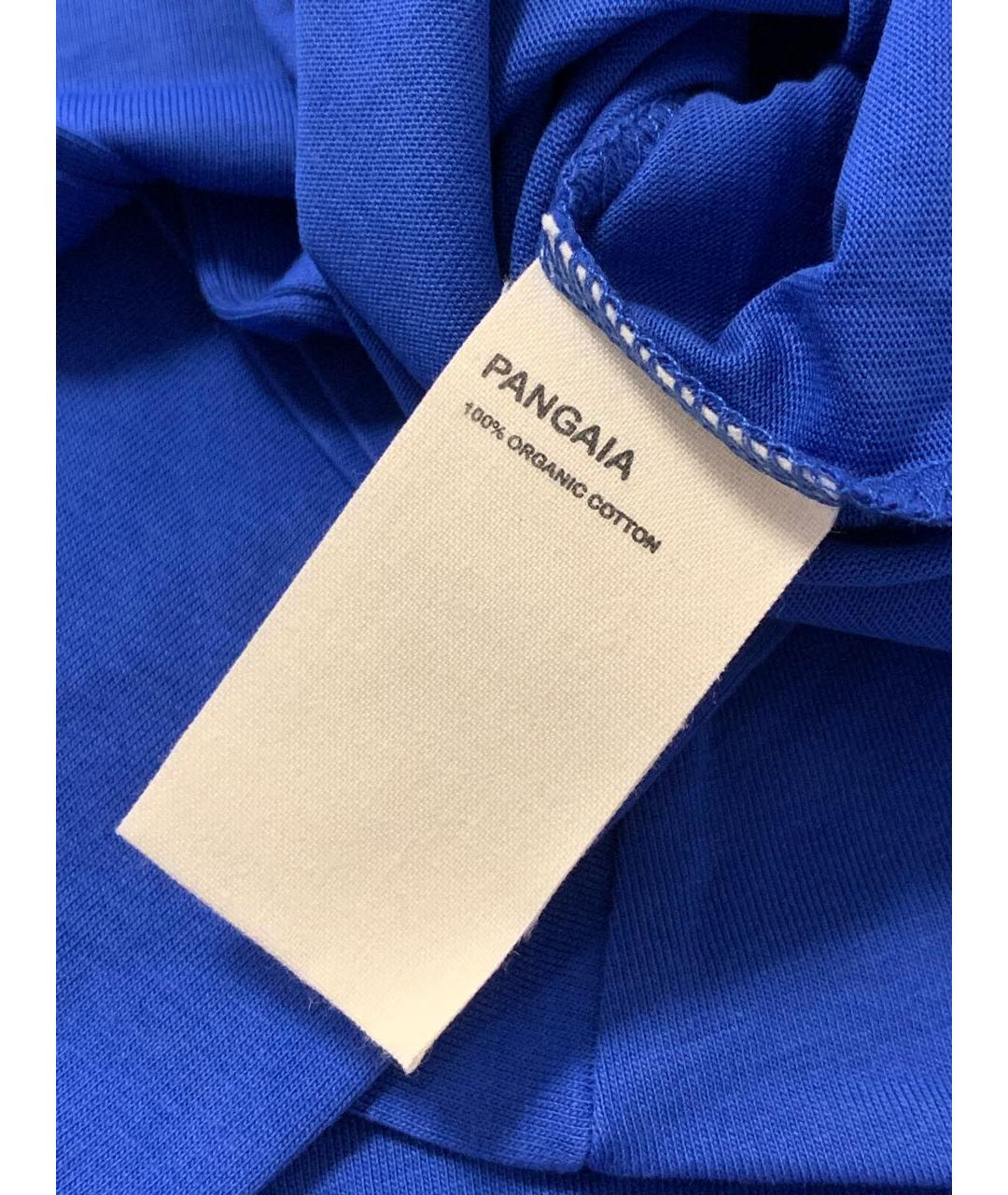 THE PANGAIA Синяя хлопковая футболка, фото 5
