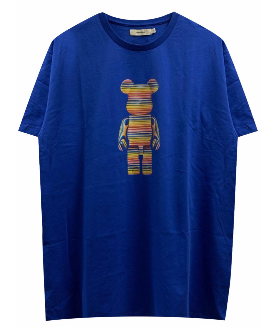 THE PANGAIA Синяя хлопковая футболка, фото 1