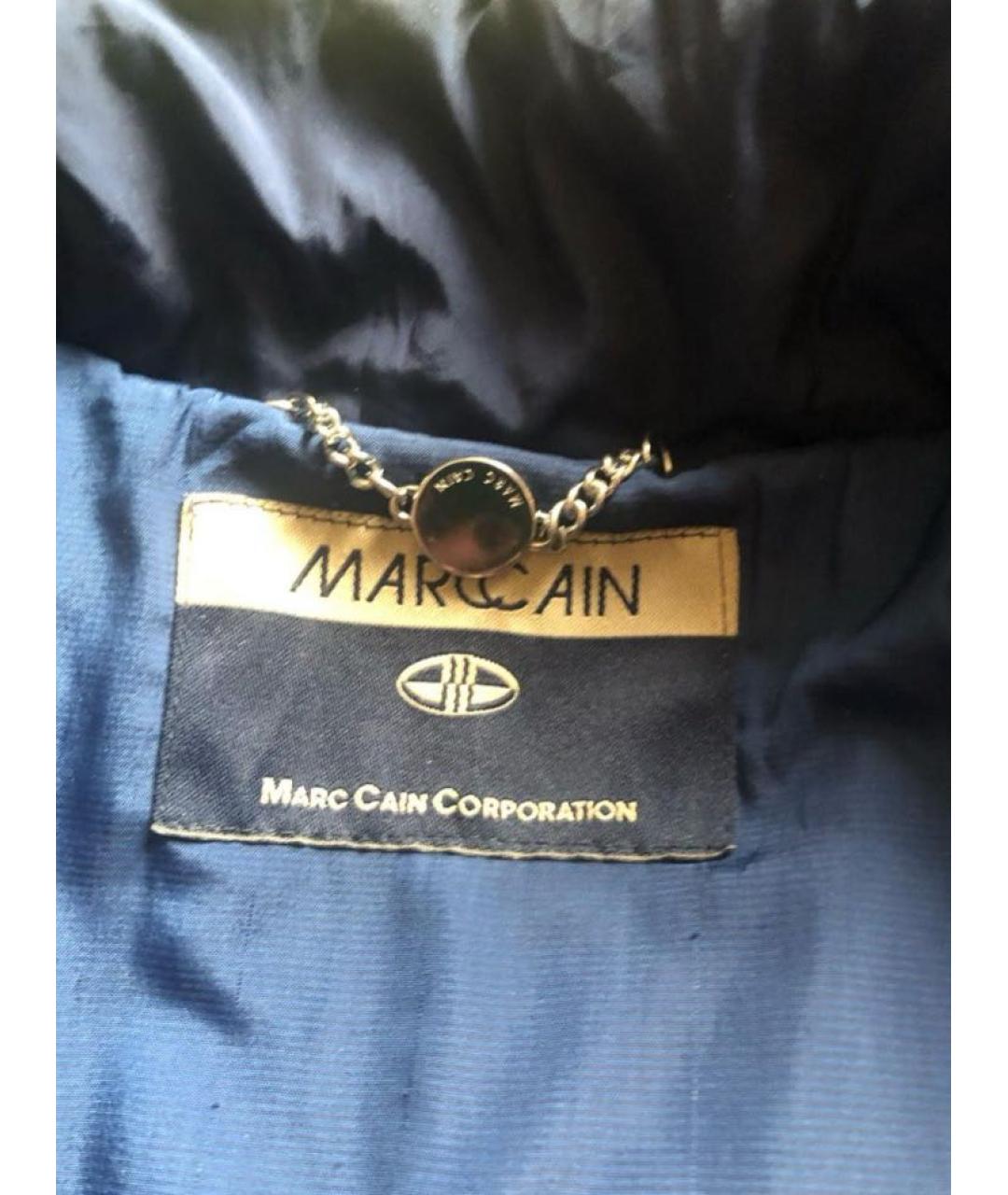 MARC CAIN Темно-синяя полиамидовая куртка, фото 3