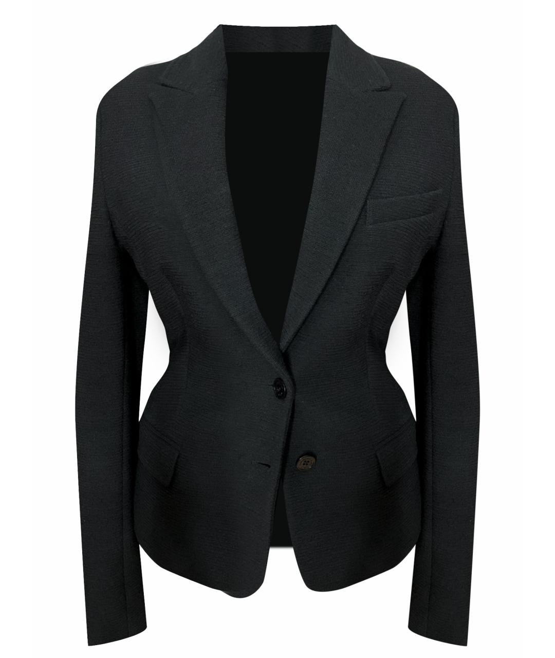 COSTUME NATIONAL Черный шерстяной жакет/пиджак, фото 1