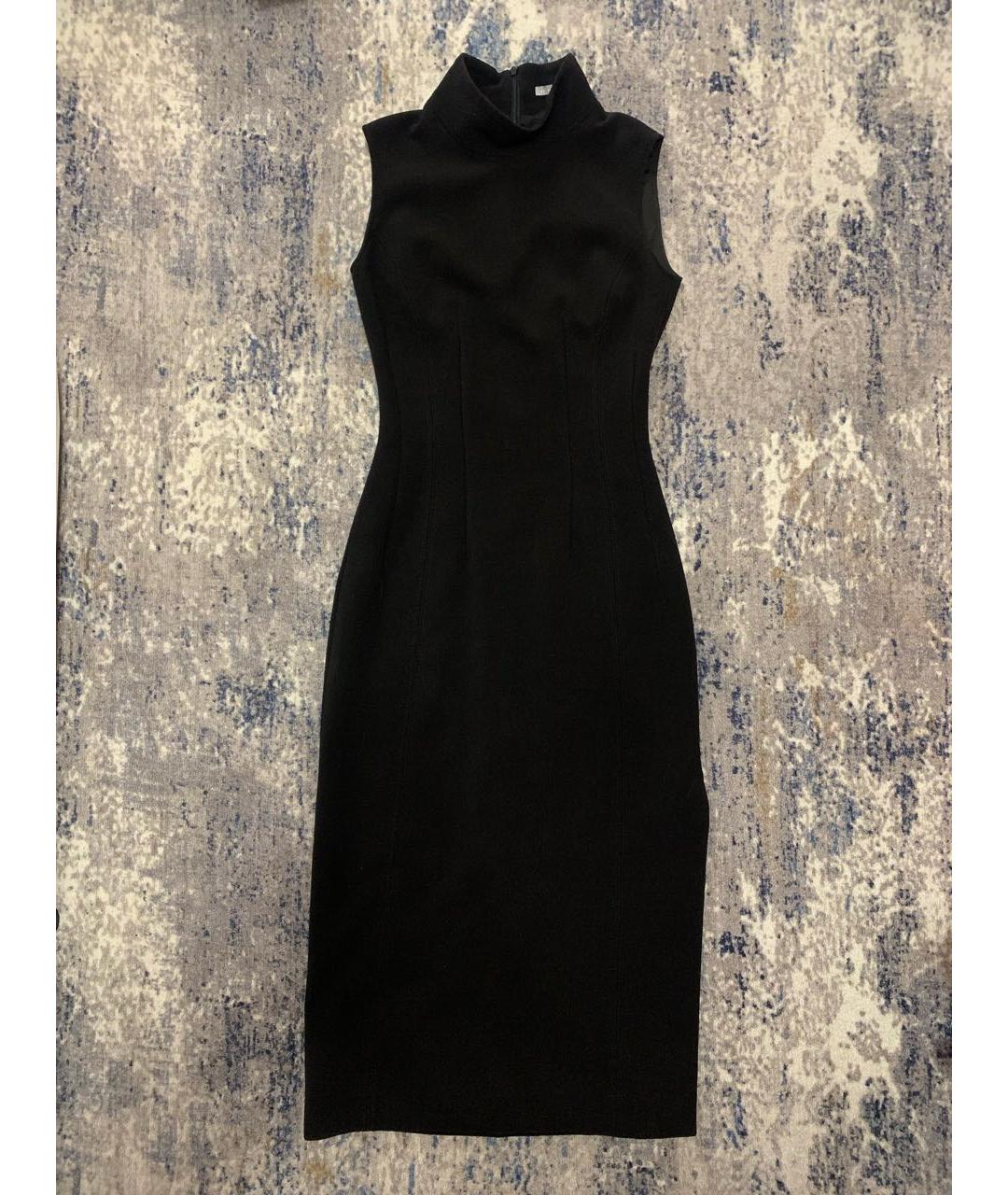 12 STOREEZ Черное вискозное коктейльное платье, фото 6