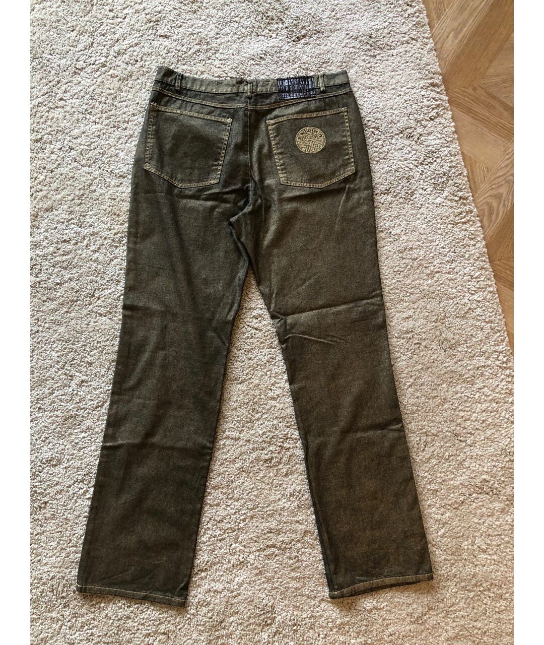 LOUIS FERAUD Хлопко-эластановые прямые джинсы, фото 2