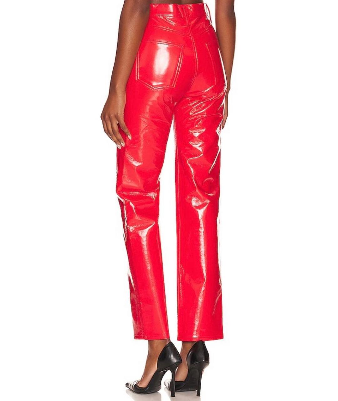 AGOLDE Красные прямые джинсы, фото 4