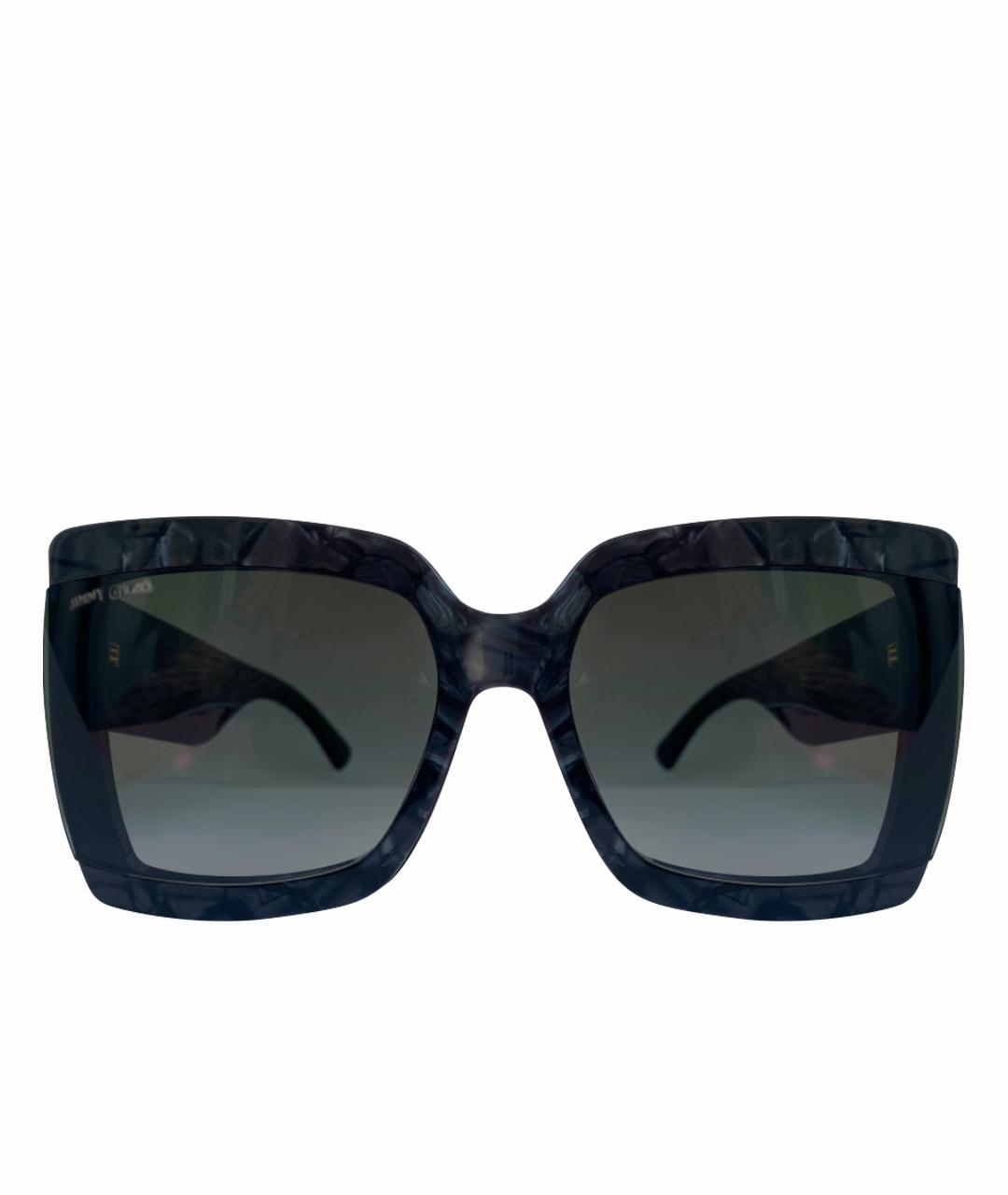 JIMMY CHOO Серые пластиковые солнцезащитные очки, фото 1