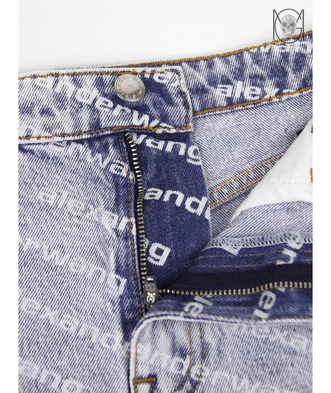 ALEXANDER WANG Голубые деним шорты, фото 4