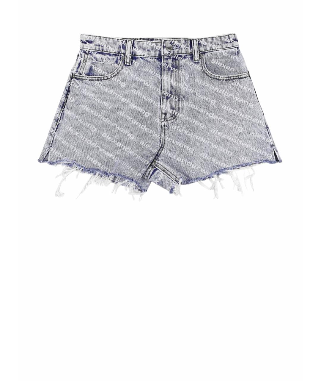 ALEXANDER WANG Голубые деним шорты, фото 1