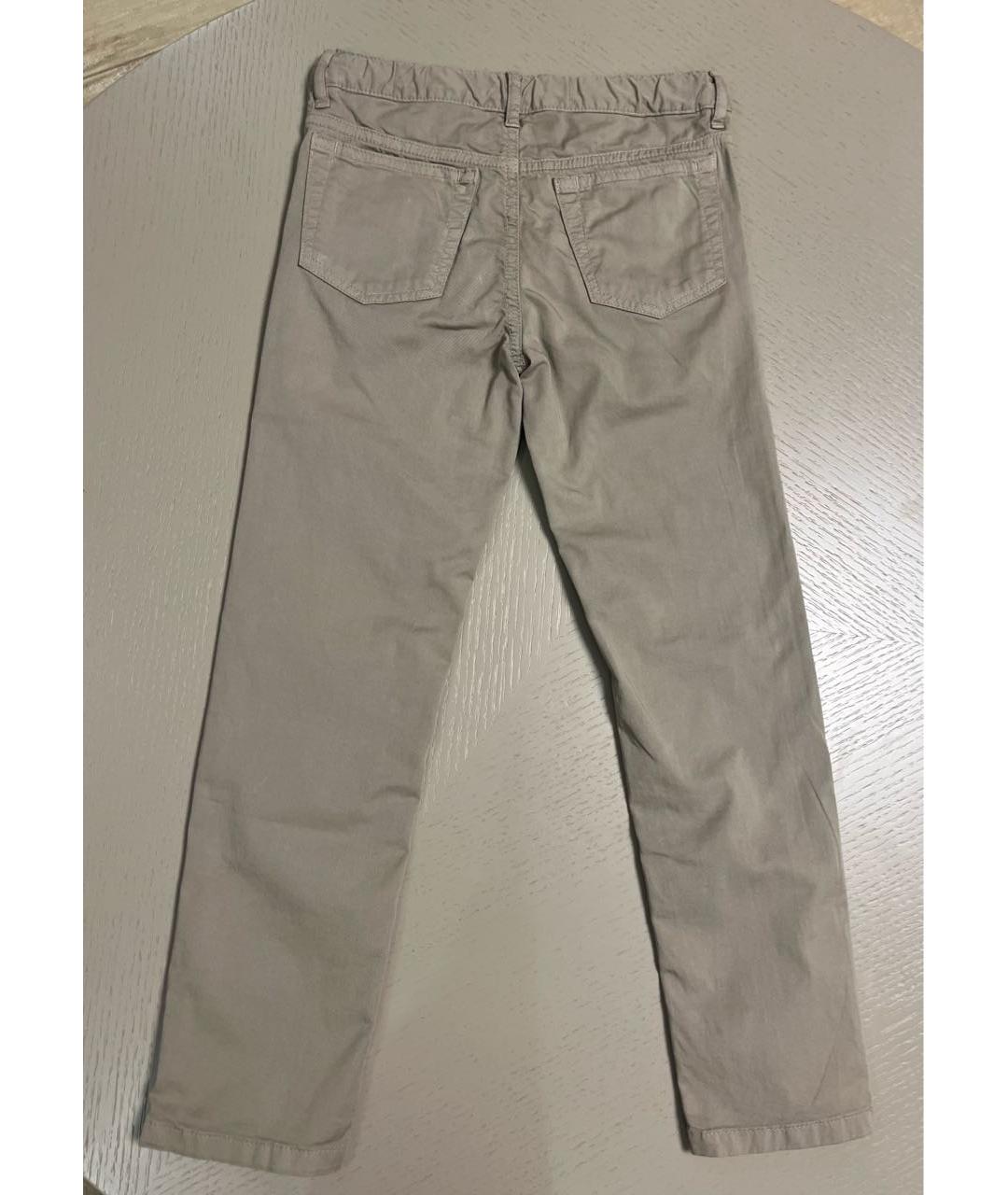 IL GUFO Бежевые хлопковые брюки и шорты, фото 2