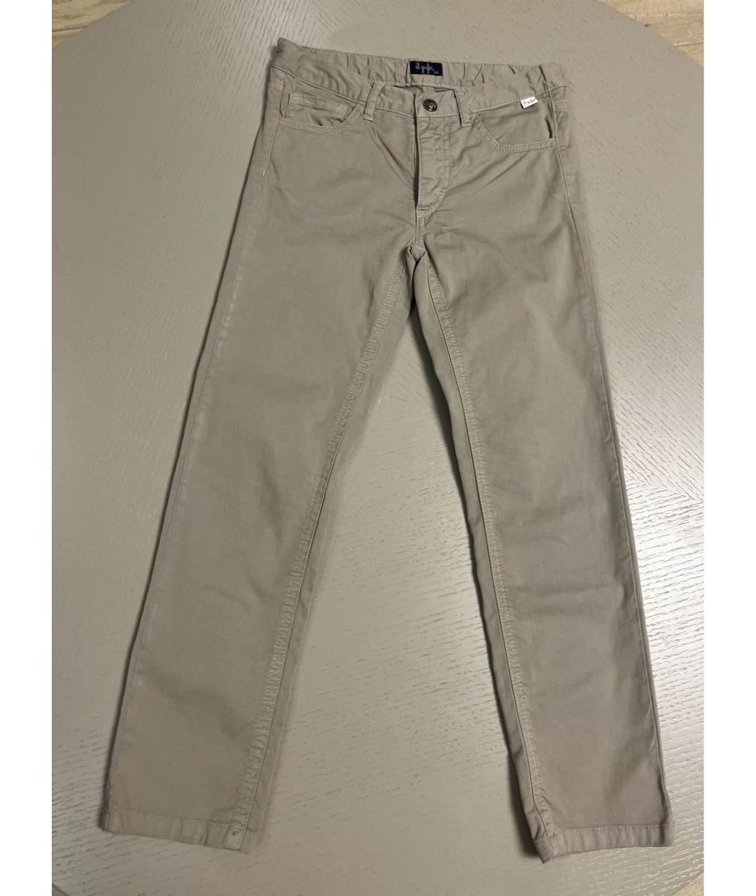 IL GUFO Бежевые хлопковые брюки и шорты, фото 4