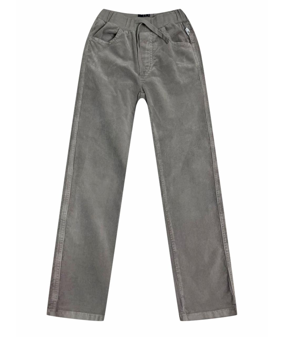 IL GUFO Серые хлопковые брюки и шорты, фото 1