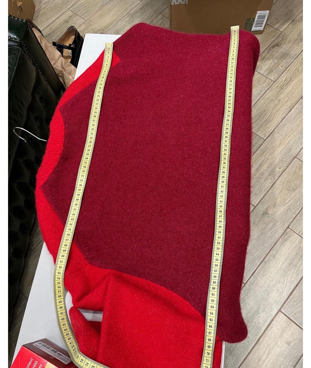 CALVIN KLEIN Красный шерстяной джемпер / свитер, фото 6