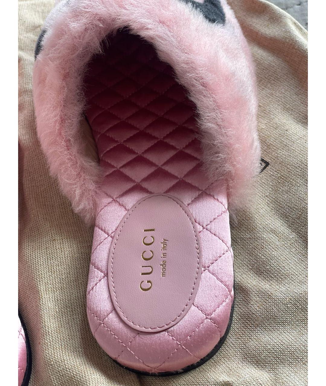 GUCCI Розовые мюли, фото 4