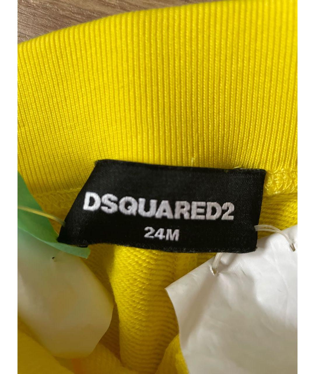 DSQUARED2 Желтый хлопковый комплект, фото 4