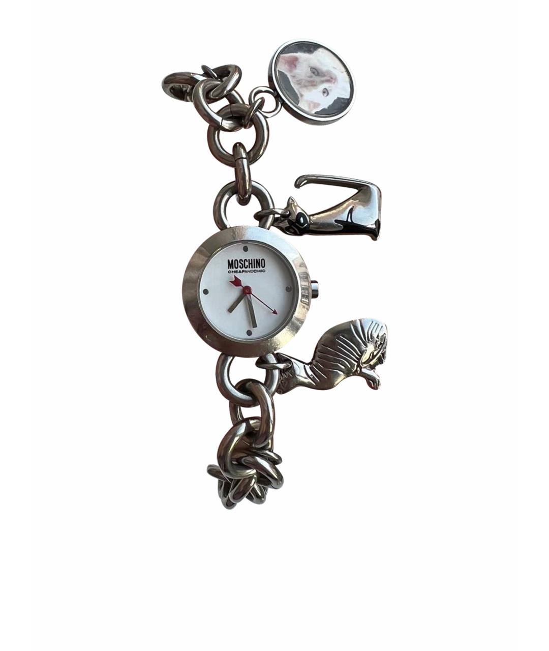 MOSCHINO Серебряные часы, фото 1