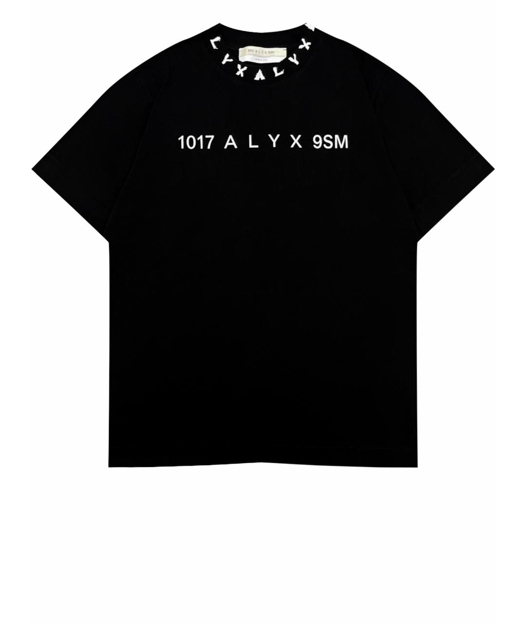 1017 ALYX 9SM Черная хлопковая футболка, фото 1