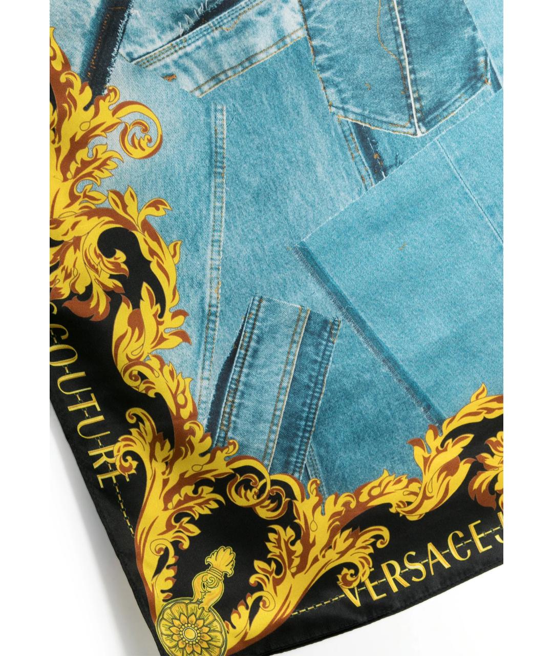 VERSACE JEANS COUTURE Синий платок, фото 2