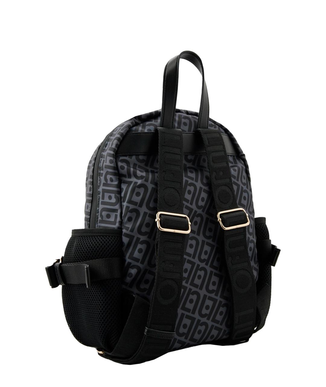 LIU JO Черный синтетический рюкзак, фото 2