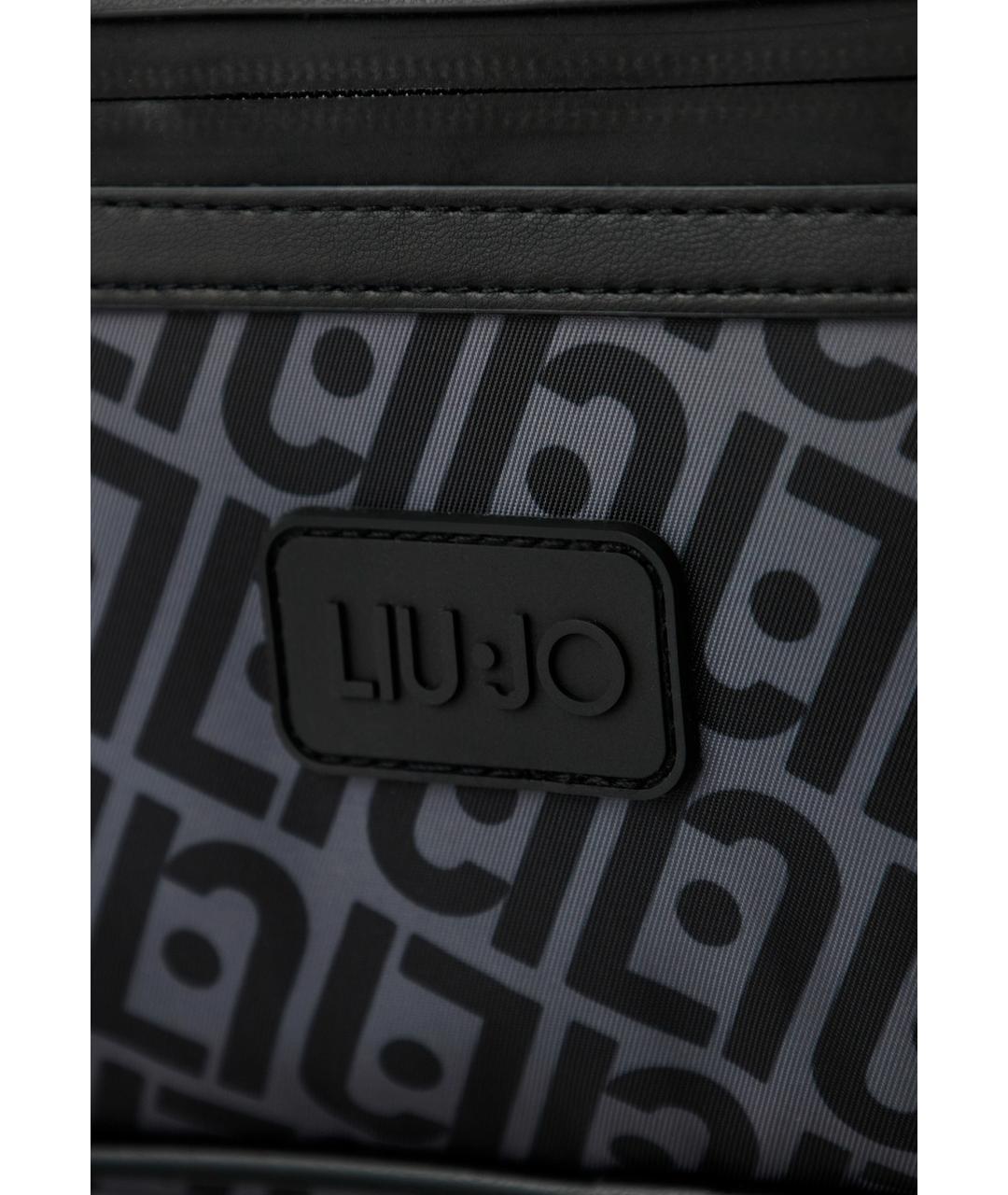 LIU JO Черный синтетический рюкзак, фото 4