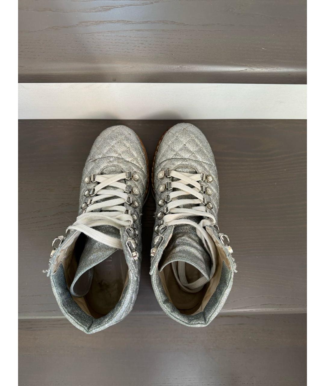 LE SILLA Серебряные ботинки, фото 3