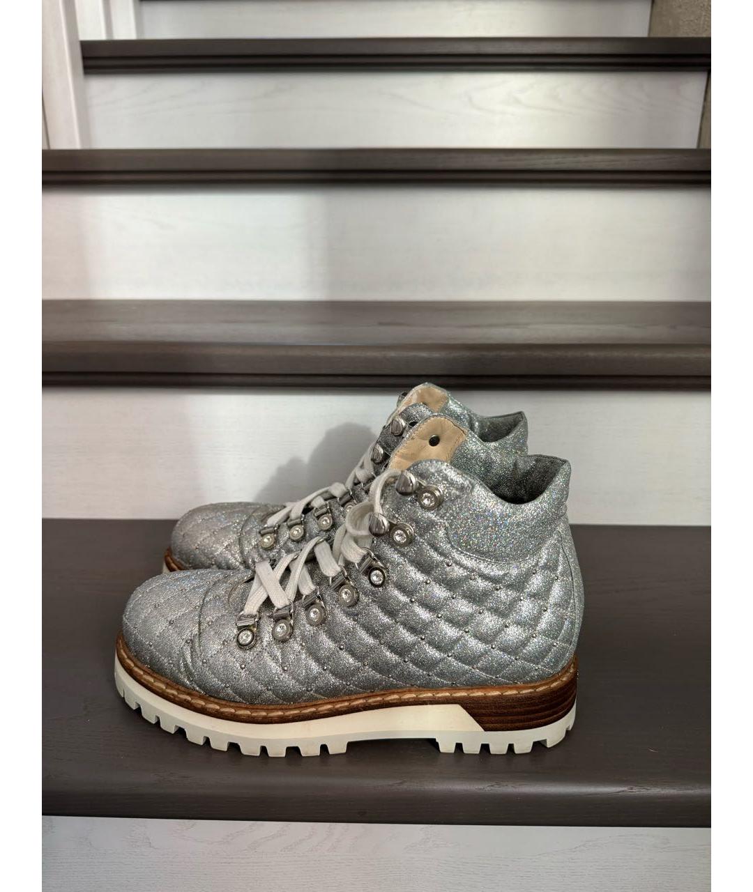 LE SILLA Серебряные ботинки, фото 8