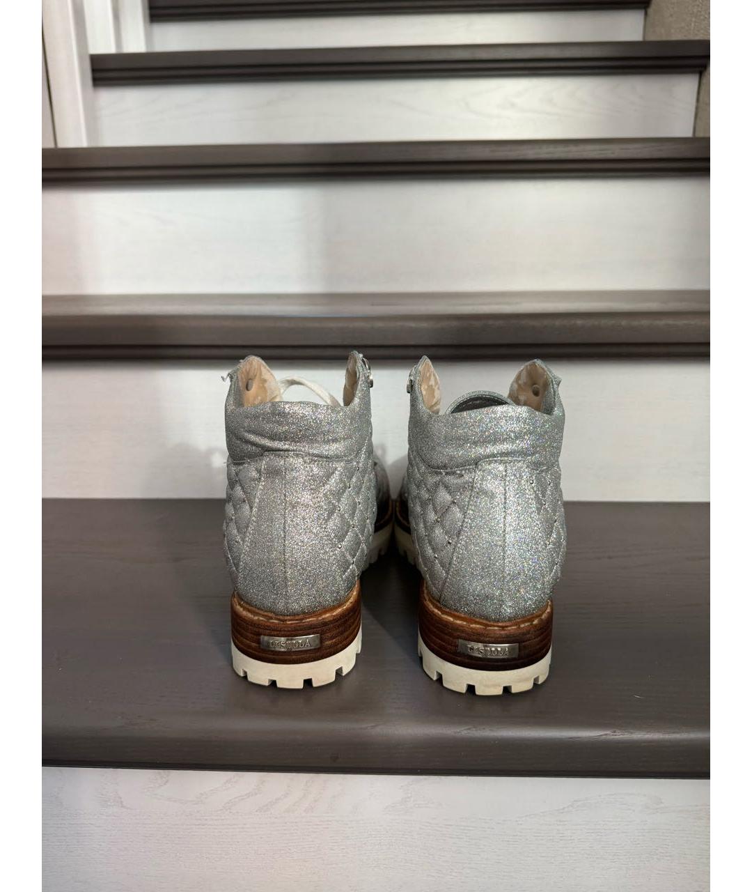 LE SILLA Серебряные ботинки, фото 4