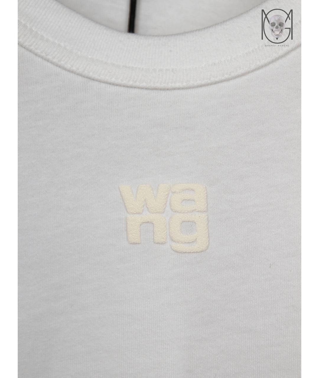 ALEXANDER WANG Белая хлопковая футболка, фото 4