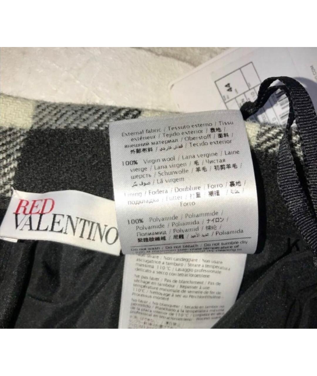 RED VALENTINO Шерстяная юбка мини, фото 4