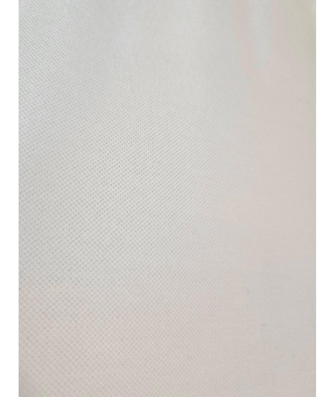 POLO RALPH LAUREN Белое хлопковое поло с коротким рукавом, фото 4