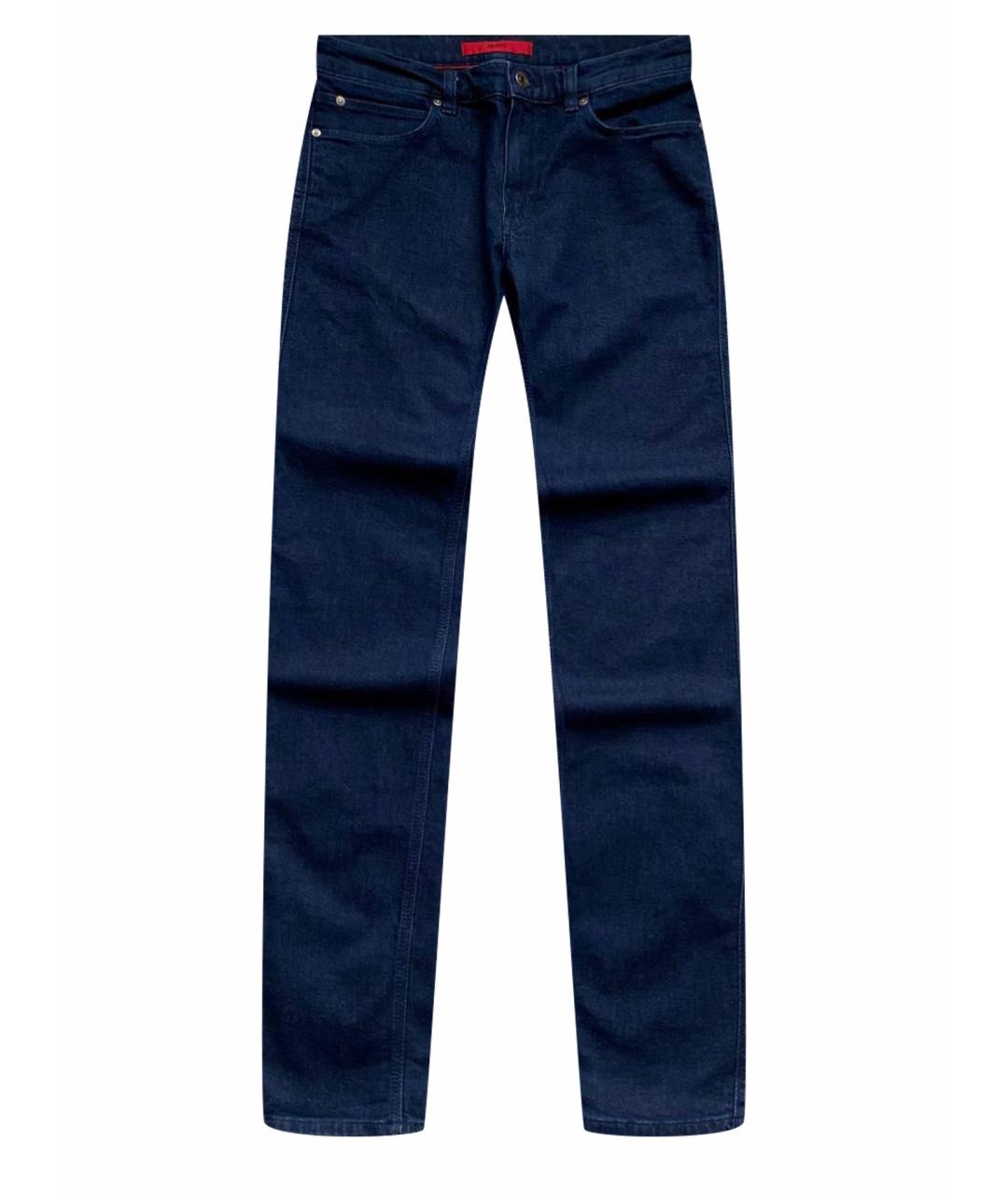 HUGO BOSS Темно-синие джинсы скинни, фото 1