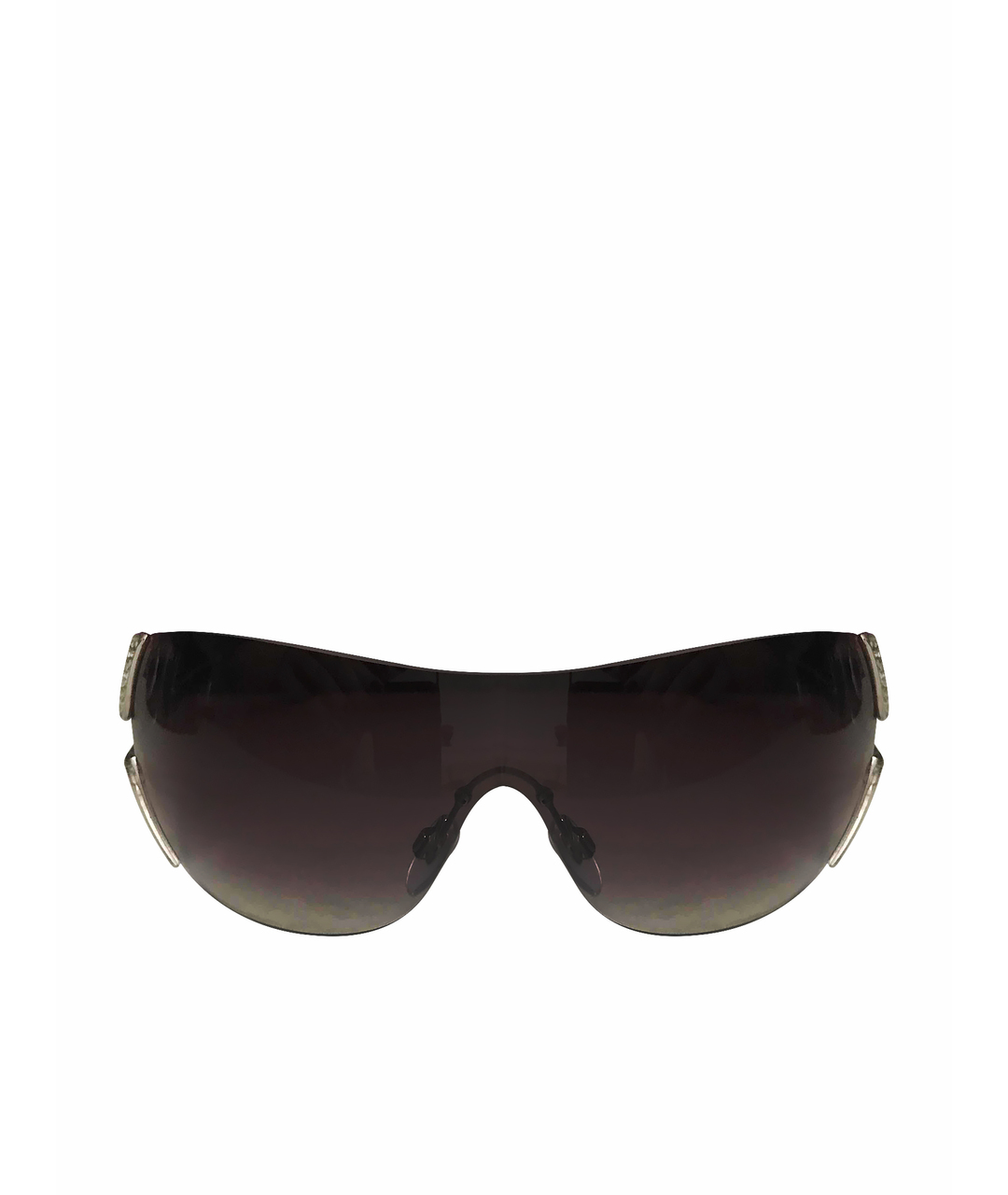 BVLGARI Бордовые металлические солнцезащитные очки, фото 1