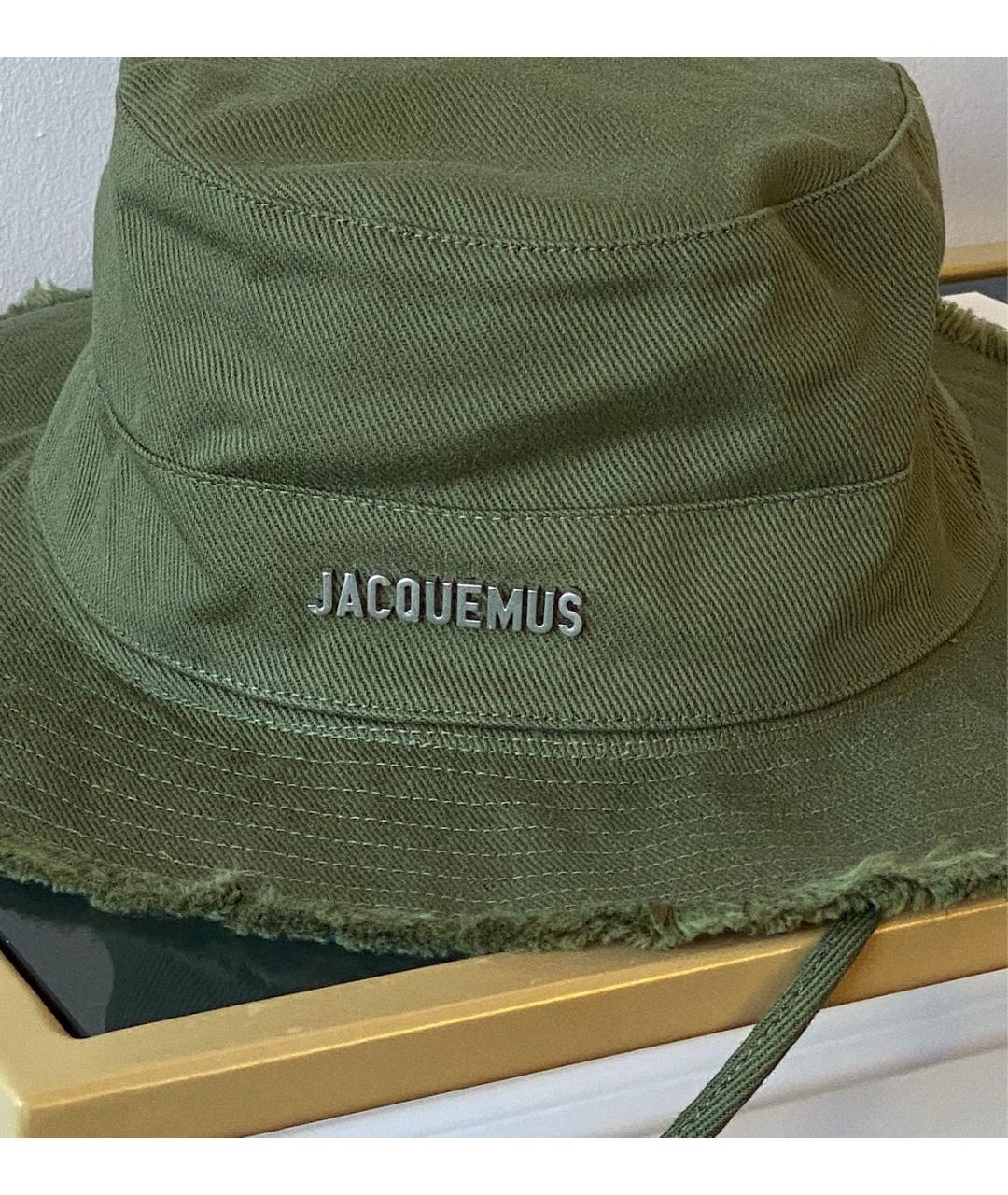 JACQUEMUS Хаки панама, фото 4