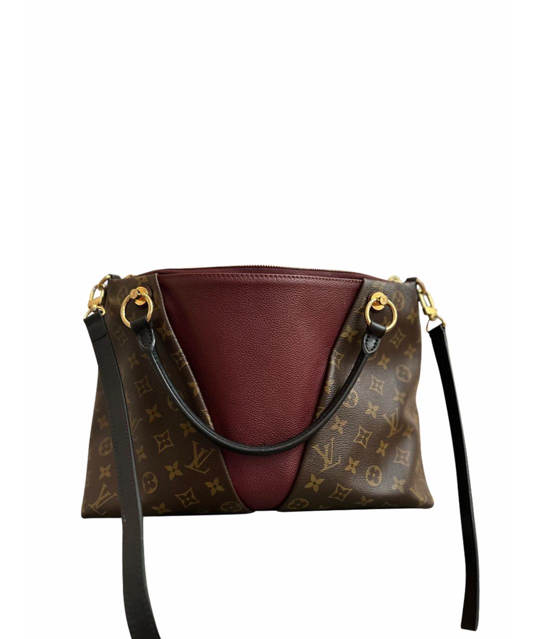 LOUIS VUITTON PRE-OWNED Бордовая сумка тоут, фото 1