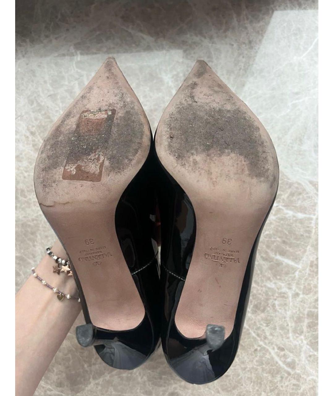 VALENTINO Черные туфли из лакированной кожи, фото 8