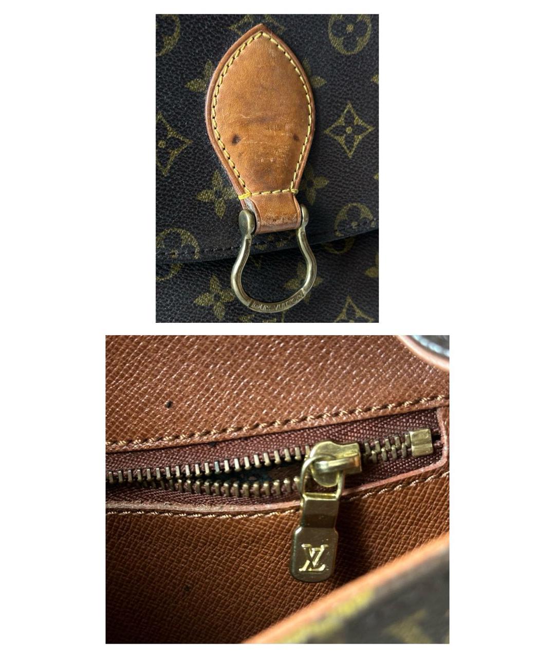 LOUIS VUITTON PRE-OWNED Коричневая сумка через плечо, фото 8